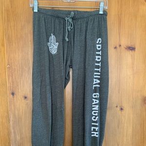 Spiritual Gangster Army Green Sweatpants
